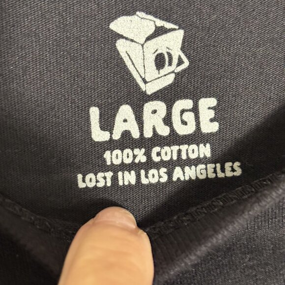 Silly Goose Graphic T-Shirt Black Unisex Short Sleeve Crew Neck Size Large - Picture 7 of 7